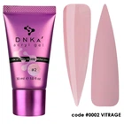 Акрил гель DNKa Аcryl Gel Напівпрозорий рожевий #0002 Vitrage 30 мл (tube)