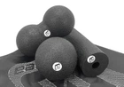 Набор для массажа EasyFit Set-2 (EPP роллер 2 мячика для миофасциального релиза и самомассажа всего тела: спины, ног, рук, шеи)
