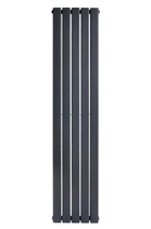 Дизайнерский радиатор отопления ARTTIDESIGN Livorno II 5/1800/340 вертикальный серый матовый