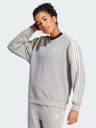 Bluza damska bez kaptura Adidas W 3S FT SWT IC9905 S Jasnoszara (4066752388168)