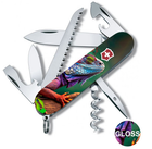 Складной нож Victorinox CAMPER ANIMAL Хамелеон 1.3613.3.F1020pw