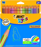 Олівці кольорові BIC Tropicolor 24 кольору (3270220022510) - зображення 1