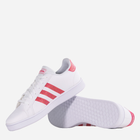 Підліткові кеди для дівчинки adidas Grand Court K EG5136 36.5 Білий/Рожевий (4051043376313) - зображення 4