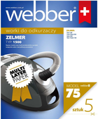 Набір мішків для пилососа Webber Zelmer 1500 (02WWZ1500)