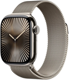 Смарт-годинник Apple Watch Series 10 GPS + Cellular 42mm Natural Titanium Case with Natural Milanese Loop (MWXF3)