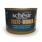 Консерва для дорослих собак Schesir Taste The World Ягня і кус кус