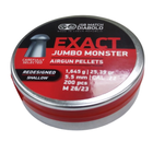 Пули JSB Exact Jumbo Monster Redesigned SHALLOW 5.52 мм / 1.645 гр / 200шт