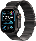 Браслет Apple Titanium Milanese Loop для Apple Watch 49mm Medium Black (MXKG3)