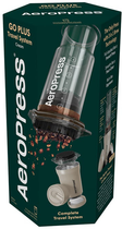 Zestaw AeroPress Go Plus Zaparzacz do kawy + Kubek termiczny + Papierowe filtry 45 szt + Składane mieszadło + Miarka Kremowy 300 ml (85276082523) - obraz 3