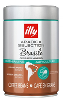 Кава в зернах Illy Arabica Selection Cerrado Mineiro Бразилія в металевій банці 250 г (8003753214887)