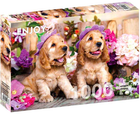 Puzzle Enjoy Szczenięta rasy Cocker Spaniel 68 x 48 cm 1000 elementów (5949194012633) - obraz 1