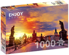 Puzzle Enjoy Most Karola w Pradze Czechy 68 x 48 cm 1000 elementów (5949194012848)