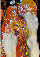 Puzzle Bluebird Gustav Klimt Wodne serpentyny II 68 x 48 cm 1000 elementów (3663384600524) - obraz 2