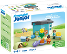 Набір з фігурками Playmobil Junior Готель для тварин з дозатором корму 71690 (4008789716903) - зображення 1