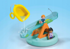 Zestaw z figurkami Playmobil Junior Aqua Pływająca wyspa ze zjeżdżalnią 71687 (4008789716873) - obraz 8