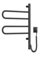 Рушникосушка електрична Navin Fouette 480х600 Sensor з таймером, чорна (12-212033-4860)