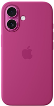 Чохол Apple iPhone 16 Silicone Case MagSafe Fuchsia (MYY53ZM/A) - зображення 3