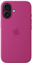 Чохол Apple iPhone 16 Silicone Case MagSafe Fuchsia (MYY53ZM/A) - зображення 5