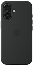 Чохол Apple iPhone 16 Plus Silicone Case MagSafe Black (MYY93ZM/A) - зображення 5