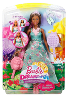 Lalka Mattel Barbie Dreamtopia Kolorowe fryzury Brunetka 29 cm (0887961381900) - obraz 1