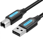 Кабель для передачі даних Vention USB 2.0 AM/BM 1м Чорний (COQBF)