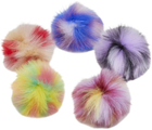 Przypinki jibbitz Crocs Dyed Puff 10012135 5 szt Wielokolorowe (0196265422739)