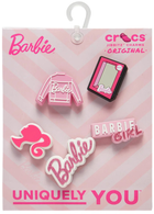 Przypinki jibbitz Crocs Barbie 5 szt Różowe (0196265373390) - obraz 2