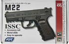 Пістолет пневматичний ASG ISSC M22 4,5 мм кал. 4.5 мм Black (23704357) - зображення 7