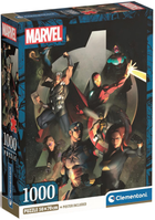 Puzzle Clementoni Compact Marvel The Avengers 1000 elementów (8005125398096) - obraz 1