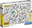 Puzzle Clementoni Compact Impossible Peanuts 1000 elementów (8005125398041) - obraz 1