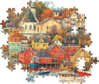 Puzzle Clementoni Compact Good Times Harbor 1500 elementów (8005125317134) - obraz 3