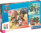 Puzzle Clementoni Super Kolor Paw Patrol 3 po 48 elementów (8005125253012) - obraz 1