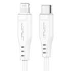 Кабель ACEFAST C3-01 Type-C to iP 3A, 30W, TPE, TPE connectors, 30 Вт White