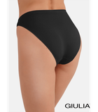 Бесшовные женские трусики HI-LEG BRIEFS - Giulia - HI-LEG BRIEFS - L/XL - Black