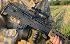 Страйкбольная Винтовка Автомат VIGOR L85A2 прицел и фонарик 6 мм Чёрно-коричневый - изображение 10