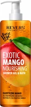 Питательный гель для душа и ванны Revers Cosmetics Exotic Mango Nourishing Shower&Bath Gel Манго 400 мл (5902815191001)