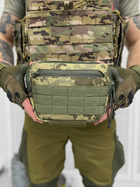 Напашник для бронежилета Cordura 1000D с карманами для снаряжения Пиксель