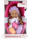 Baby doll Mathilde Happy Friend Bathtub fun 25 cm (5713428010951) - obraz 2