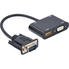 Адаптер-перехідник Cablexpert VGA на HDMI/VGA+Аудіо 3.5 (A-VGA-HDMI-02)