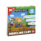 Пластилин YES 12цв. 240гр. Minecraft 540668
