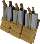 Подсумок Condor Triple Stacker M4 Mag Pouch Coyote brown