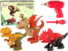 Zestaw figurek Leantoys Jurasssic Mysteries Dinozaury do skręcania 3 szt (5904665992562) - obraz 2