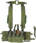 Розвантажувальна система-ліфчик P1G-Tac Frogman AK Chest Rig F9112OD Olive (2000980346332) - зображення 16