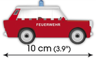 Конструктор Cobi Youngtimer Trabant 601 Universal Feuerwehr 77 елементів (5902251245559) - зображення 4