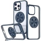 TPU+PC чехол Metal Ring with MagSafe для Apple iPhone 12 Pro / 12 (6.1") Синий - 00000073467_2