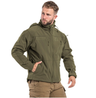 Куртка Софтшел Mil-Tec JACKET SCU OLIVE 10864012 - S - зображення 7