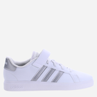 Tenisówki chłopięce adidas Grand Court 2.0 EL GW6516 37.5 Biały/Srebrny (4065426237948) - obraz 1