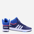 Підліткові кеди для хлопчика adidas Hoops 3.0 Mid K GW0400 36.5 Сині (4065418343879) - зображення 2