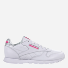 Дитячі кросівки для дівчинки Reebok CL Leather GirL SQU CM9137 34.5 Білі (4058028121050)