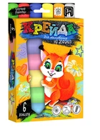 Крейда для малювання, велика MEL-01-04U УКР. "Danko Toys", d-2,5 см, 6 штук, кольорова